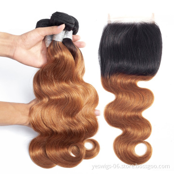 1b/30 Body Wave Brazilian Hair Weave Bundles, Virgin Human Hair Extensions Virgin Cuticle Aligned Hair 1 Bundle